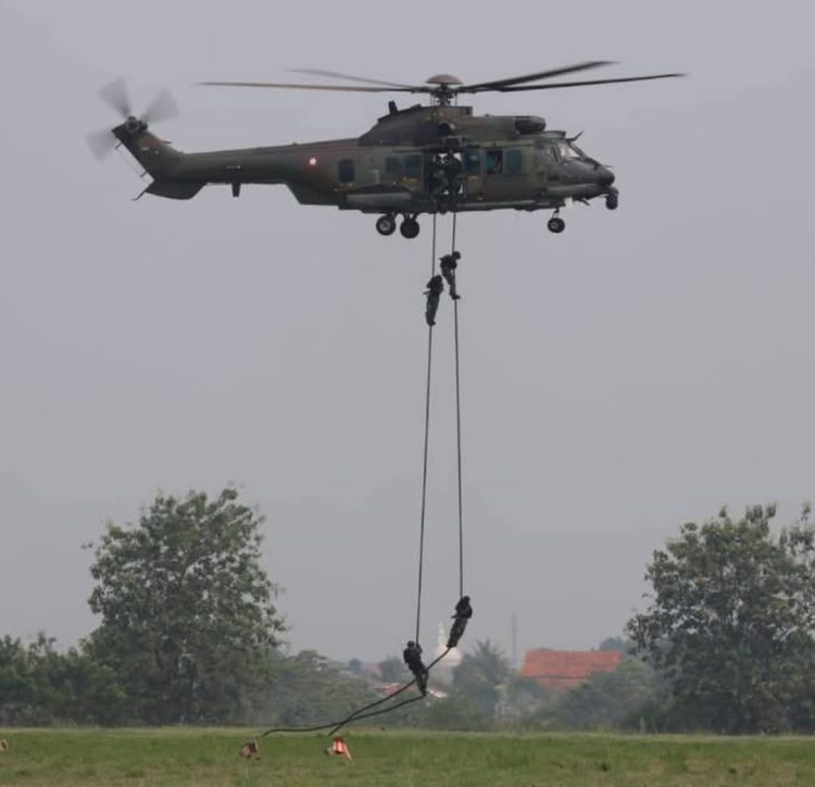 Latihan Sarva Gesit-26, Grup 2 Heli TNI AU Asah Kemampuan Tempur & Kemanusiaan dari Udara