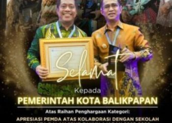 Kolaborasi dengan Sekolah Swasta Atasi Keterbatasan Daya Tampung Negeri, Pemkot Balikpapan Raih Penghargaan Nasional
