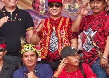 Peringati Hari Lahir Pancasila, Pasukan Merah Tameng Adat Borneo, Gelar Bhakti Sosial & Halal Bihalal