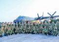TNI Kerahkan 583 Personel Gabungan, Penerbangan C-130H Perkuat Operasi Pencegahan Karhutla di Kaltim