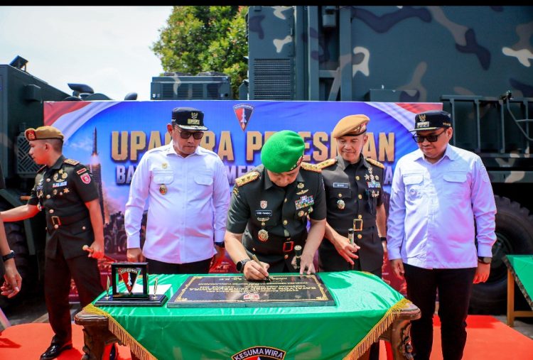 TNI Perkuat Pertahanan Kaltim, Pangdam VI/Mlw Resmikan Yonarmed 22/Kesumawira