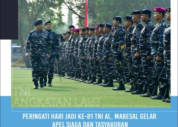 Peringati HUT Ke-81, TNI AL Usung Semangat Jalesveva Jayamahe