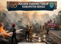 Patroli Siaga Karhutla di Berau Diintensifkan, Polsek Gunung Tabur dan Tim Gabungan Terus Bergerak