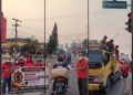 Peduli Kabut Asap, DPD TBBR Berau Bagikan Ribuan Masker untuk Warga