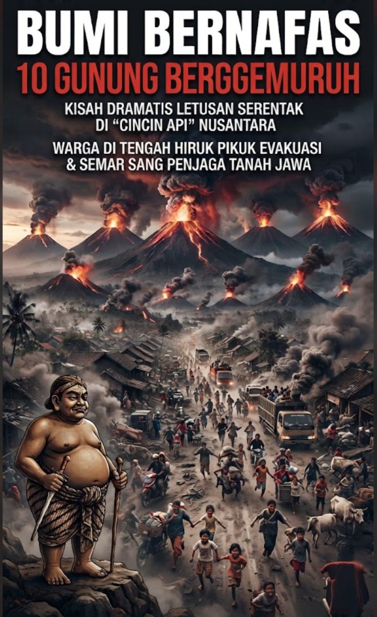 Bumi Bernafas, 10 Gunung Bergemuruh