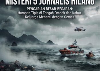 Operasi SAR Diperluas, 8 Orang Hilang di Perairan Selat Sunda Saat Liput Aktivitas Anak Krakatau