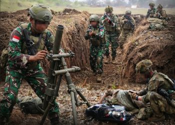 TNI-AS Gelar Latihan Tembak Langsung Super Garuda Shield 2026, Serbu Bunker dan Parit di Martapura