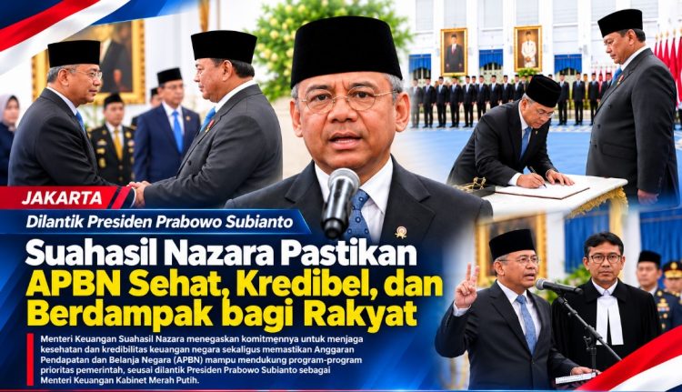 Suahasil Nazara Dilantik Jadi Menkeu, Tegaskan APBN Harus Sehat, Kredibel dan Berdampak bagi Rakyat