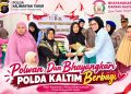 316 Kilogram Gula Mengalir ke Warga, Polwan dan Bhayangkari Polda Kaltim Turun Langsung Berbagi
