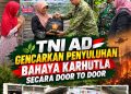 TNI AD Turun Langsung ke Rumah Warga, Gencarkan Penyuluhan Door to Door Cegah Karhutla di Sambas