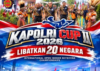 Wakapolri Pacu Indoor Skydiving Indonesia Mendunia, Kapolri Cup II 2026 Libatkan 20 Negara