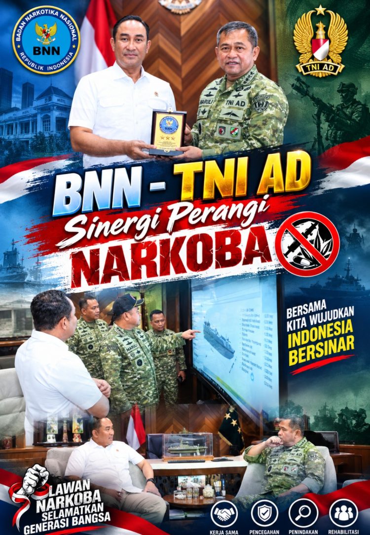 BNN-TNI AD Perkuat Benteng Perang Melawan Narkoba, P4GN Didorong Makin Agresif