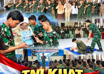 Ratusan Pelajar Kartika Digembleng Jadi Penyelamat Jiwa, RS TNI Ajarkan Teknik BHD Jelang HUT ke-81 TNI