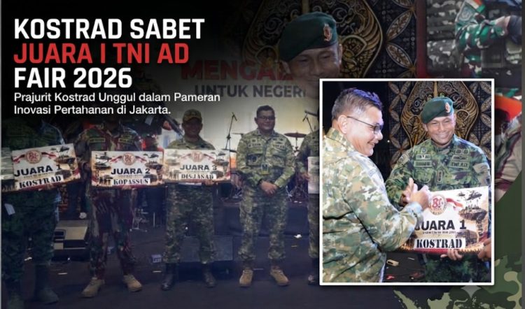 Kostrad Sabet Juara I TNI AD Fair 2026, Stand Pameran Banjir Antusiasme Warga