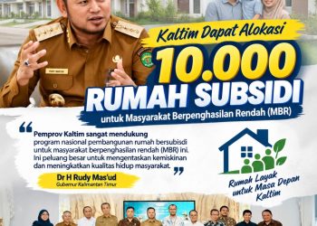 Kaltim Dapat Alokasi 10.000 Rumah Subsidi, Rudy Mas’ud: Jangan Sampai Kesempatan Ini Terlewat