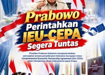 Prabowo Perintahkan IEU-CEPA Segera Tuntas, Buka Lebar Akses Produk Indonesia ke Pasar Eropa