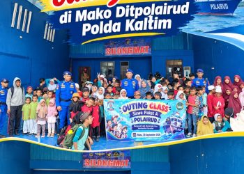Siswa Paket A SKB Balikpapan Barat Belajar Mangrove dan SAR di Mako Ditpolairud Polda Kaltim