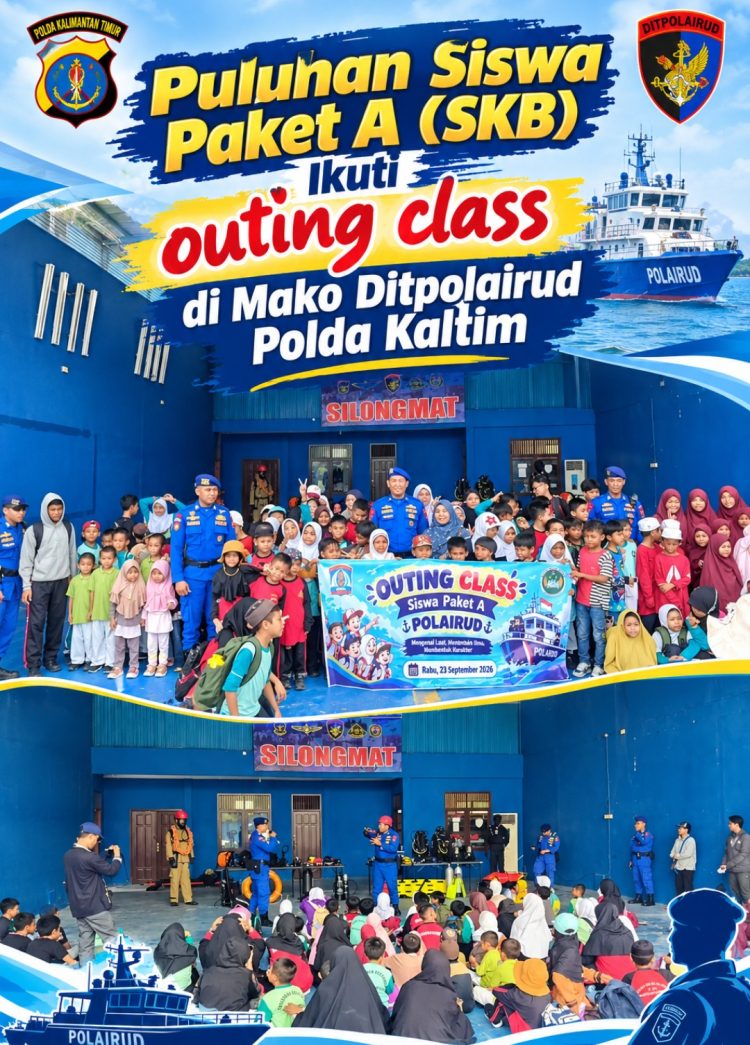 Siswa Paket A SKB Balikpapan Barat Belajar Mangrove dan SAR di Mako Ditpolairud Polda Kaltim