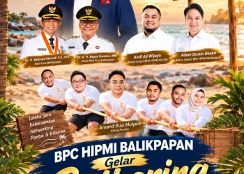 HIPMI Gathering 2026, BPC HIPMI Balikpapan Perkuat Networking dan Kolaborasi di Watu Beach