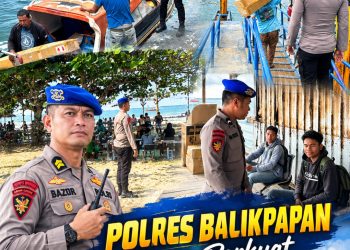 Polairud Polresta Balikpapan Gencarkan Patroli Perairan, Sasar Nelayan dan Pesisir