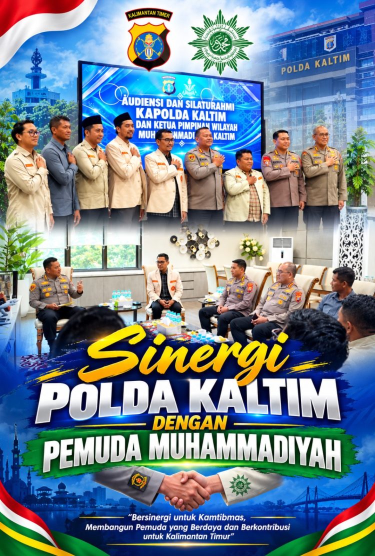 Kapolda Kaltim Perkuat Sinergi dengan Pemuda Muhammadiyah Jaga Kamtibmas