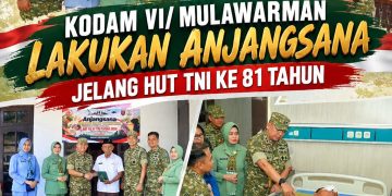 Pangdam VI/Mulawarman Sambangi Panti Asuhan, Veteran dan Prajurit Sakit Jelang HUT ke-81 TNI