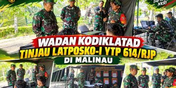 Wadan Kodiklatad Tinjau Latposko-I YTP 614/RJP di Malinau, Profesionalisme Prajurit Diuji