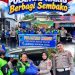 Polantas Karib Sasar Ojol, Ditlantas Polda Kaltim Bagikan Sembako dan Perkuat Edukasi Keselamatan
