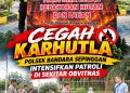 Cegah Karhutla, Polsek Bandara Sepinggan Intensifkan Patroli di Sekitar Obvitnas