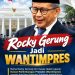 Rocky Gerung Resmi Masuk Wantimpres, Jejak Intelektualnya Kini Berlanjut di Istana