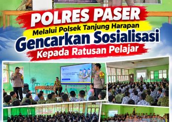 Polsek Tanjung Harapan Sosialisasikan Penerimaan Murid Baru SMA Kemala Taruna Bhayangkara