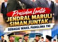 Presiden Prabowo Lantik Maruli Simanjuntak sebagai Wakil Panglima TNI dan Tandyo Budi Revita sebagai KSAD
