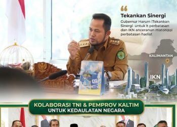 Gubernur Kaltim Perkuat Sinergi dengan Kogabwilhan II, Fokus Kawasan Perbatasan dan IKN