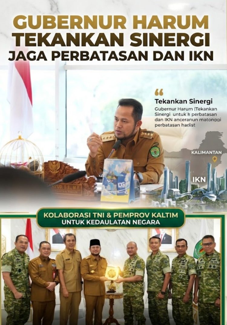 Gubernur Kaltim Perkuat Sinergi dengan Kogabwilhan II, Fokus Kawasan Perbatasan dan IKN