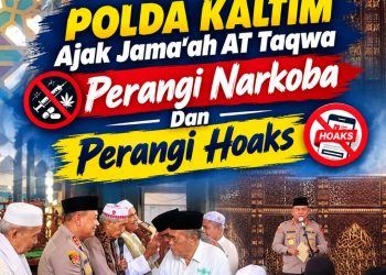 Sholat Jumat di At-Taqwa, Kapolda Kaltim Serukan Perangi Narkoba dan Bijak Bermedsos