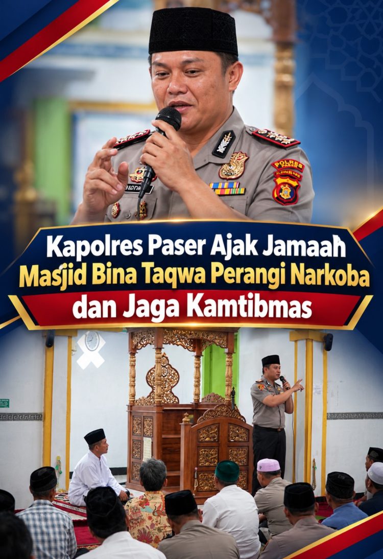 Kapolres Paser Ingatkan Bahaya Narkoba dan Judi Online, Ajak Orang Tua Awasi Anak