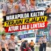 Wakalpolda Kaltim Turun Kejalan, Langsung Atur Lalu Lintas Di Simpang Tiga Beruang Madu Balikpapan