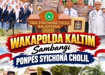 Wakapolda Kaltim Turun Langsung Ke Ponpes Syaichona Cholil, Perkuat Kepedulian PolriTerhadap Pendidikan