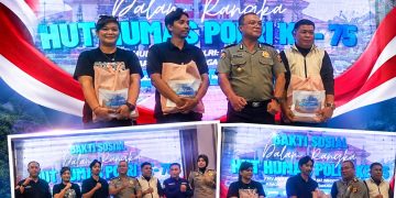 HUT ke-75 Humas Polri, Polda Kaltim Gelar Bakti Sosial untuk Awak Media