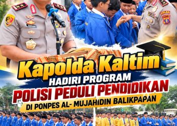 Kapolda Kaltim Hadiri Program Polisi Peduli Pendidikan di Ponpes Al-Mujahidin Balikpapan