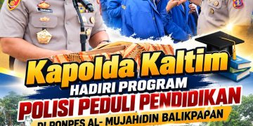 Kapolda Kaltim Hadiri Program Polisi Peduli Pendidikan di Ponpes Al-Mujahidin Balikpapan