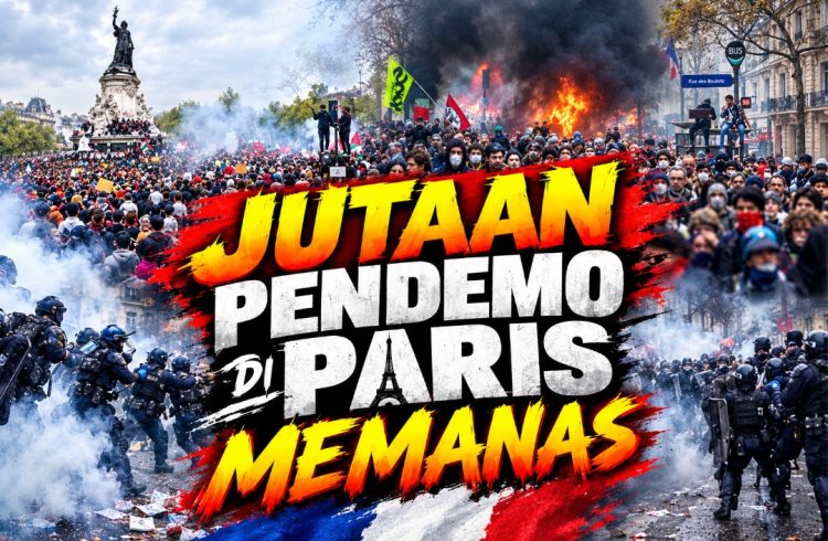 Biaya Hidup Mencekik ! Pendemo Guncang Eropa, Prancis Hingga Italia Memanas