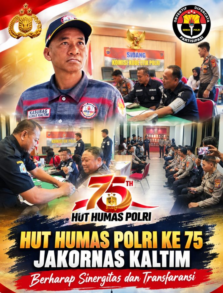 HUT ke-75 Humas Polri, Ketua Jakornas Kaltim Tekankan Sinergi dan Transparansi Informasi Publik