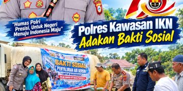 HUT ke-75 Humas Polri, Polresta IKN Salurkan 8.000 Liter Air Bersih untuk Warga Sepaku