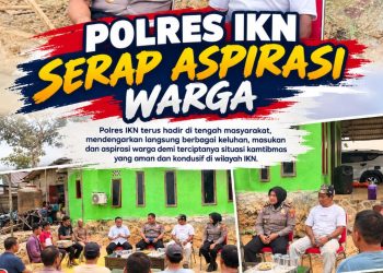 Kapolresta IKN Turun Langsung Serap Aspirasi Warga