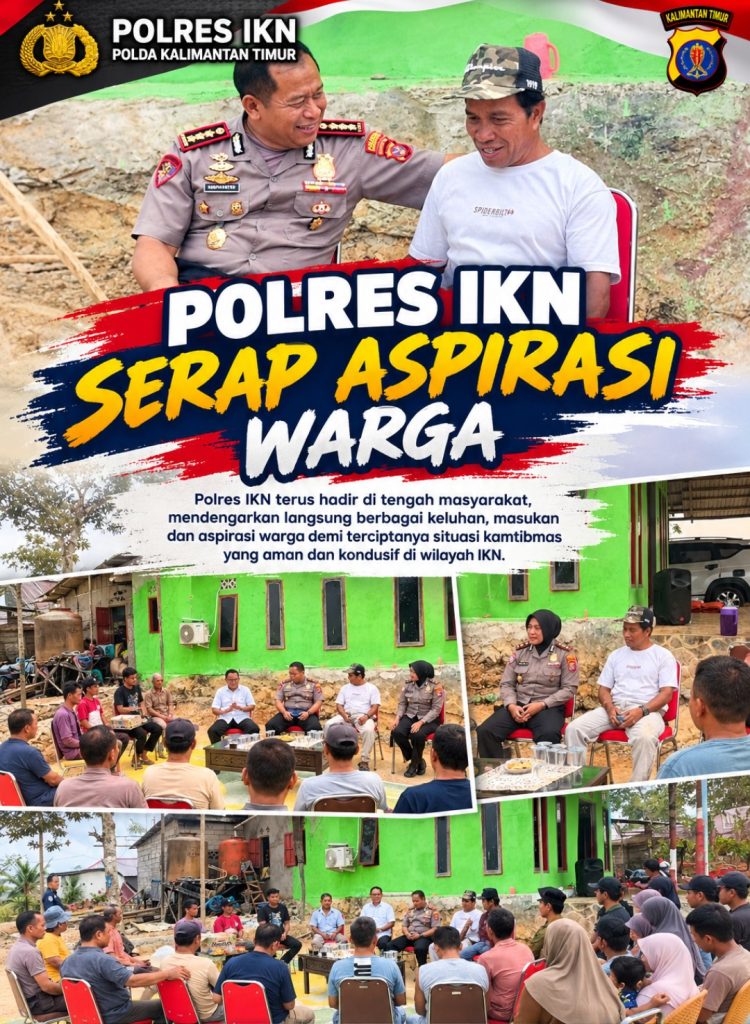 Kapolresta IKN Turun Langsung Serap Aspirasi Warga