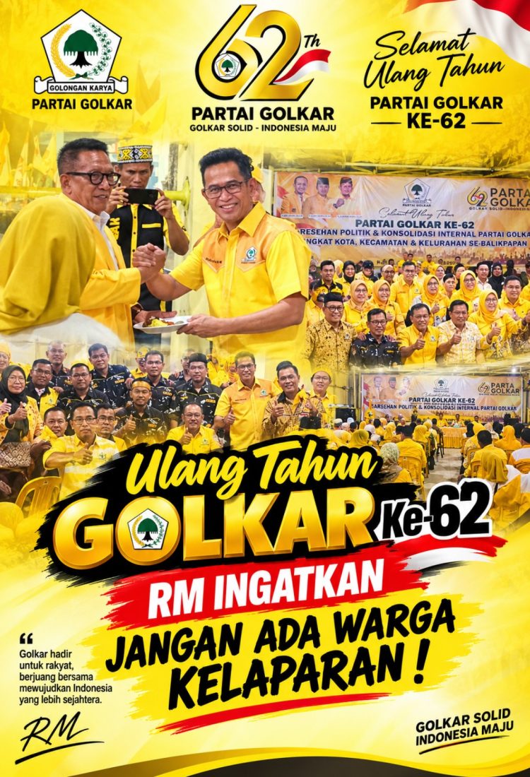 Rahmad Mas’ud Warning Kader Golkar Balikpapan: Jangan Sampai Ada Warga Kelaparan!