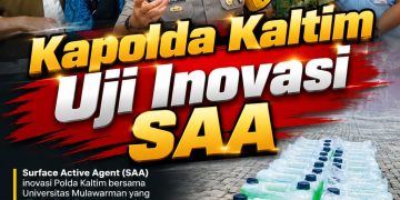 Kapolda Kaltim Uji Inovasi SAA untuk Atasi Karhutla
