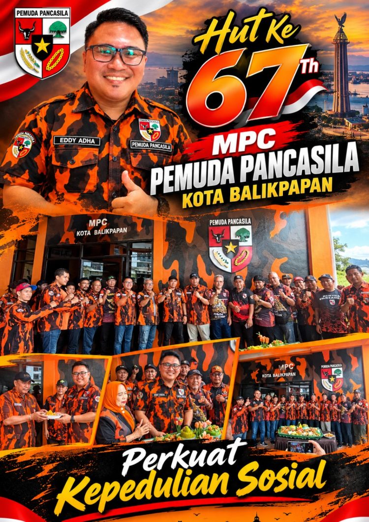 HUT ke-67, Pemuda Pancasila Balikpapan Perkuat Kepedulian Sosial