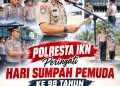 Polresta Kawasan IKN Peringati Sumpah Pemuda ke-98, Kompol Muhadi Ajak Generasi Muda Perkuat Persatuan